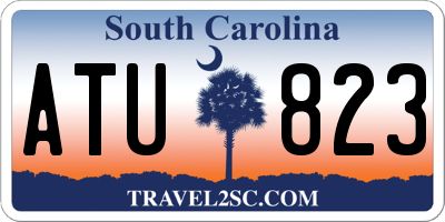 SC license plate ATU823