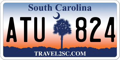 SC license plate ATU824