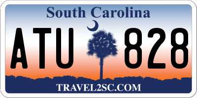 SC license plate ATU828