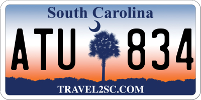 SC license plate ATU834