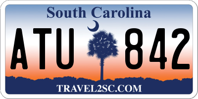 SC license plate ATU842
