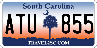 SC license plate ATU855