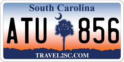 SC license plate ATU856