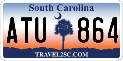 SC license plate ATU864