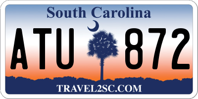 SC license plate ATU872