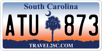 SC license plate ATU873