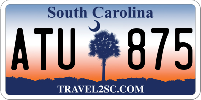 SC license plate ATU875