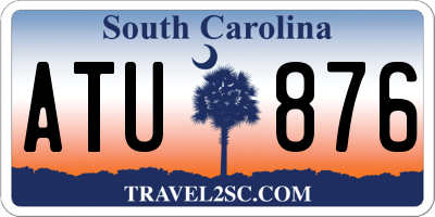 SC license plate ATU876