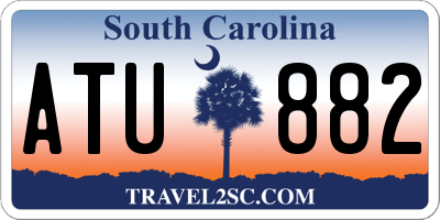 SC license plate ATU882