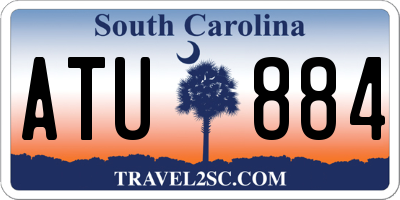 SC license plate ATU884
