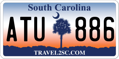 SC license plate ATU886