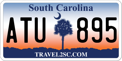 SC license plate ATU895