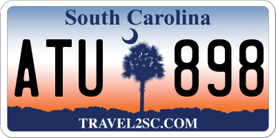SC license plate ATU898