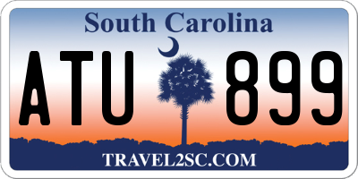 SC license plate ATU899