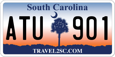 SC license plate ATU901