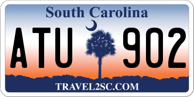 SC license plate ATU902