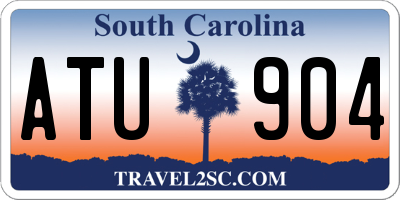 SC license plate ATU904