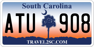 SC license plate ATU908