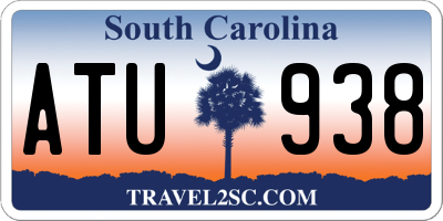 SC license plate ATU938