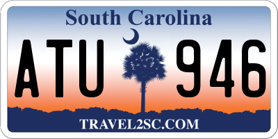 SC license plate ATU946