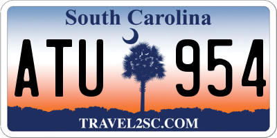 SC license plate ATU954