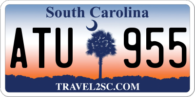SC license plate ATU955