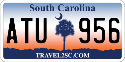 SC license plate ATU956