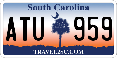 SC license plate ATU959