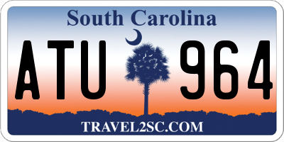 SC license plate ATU964