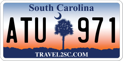 SC license plate ATU971