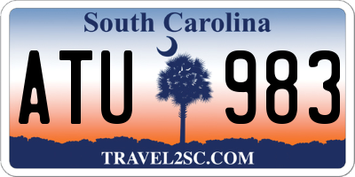 SC license plate ATU983