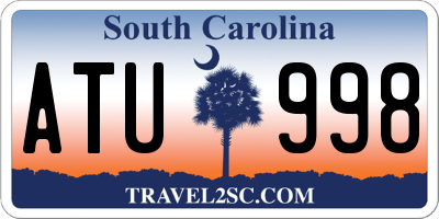 SC license plate ATU998