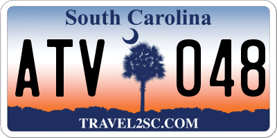 SC license plate ATV048