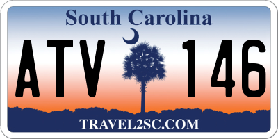 SC license plate ATV146