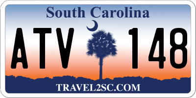 SC license plate ATV148