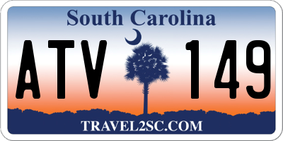SC license plate ATV149