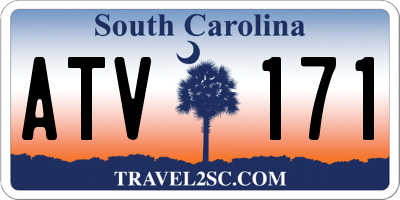 SC license plate ATV171