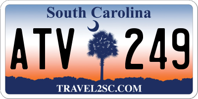 SC license plate ATV249