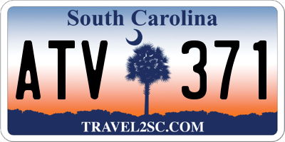 SC license plate ATV371
