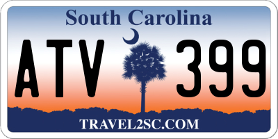 SC license plate ATV399