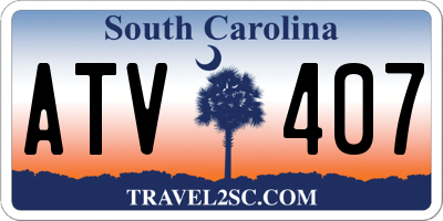 SC license plate ATV407