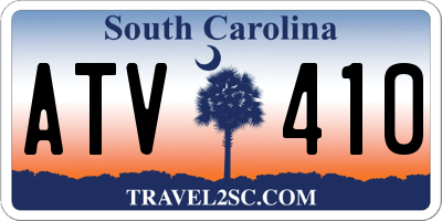 SC license plate ATV410