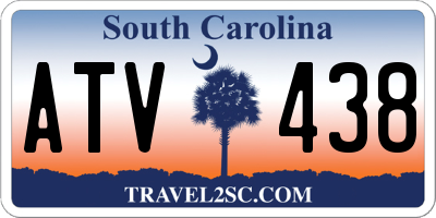 SC license plate ATV438