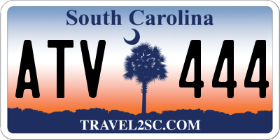 SC license plate ATV444