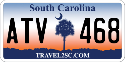 SC license plate ATV468