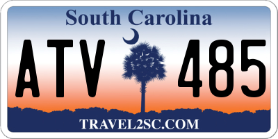 SC license plate ATV485