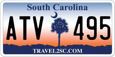 SC license plate ATV495