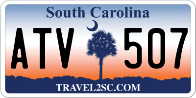 SC license plate ATV507