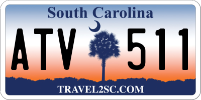 SC license plate ATV511