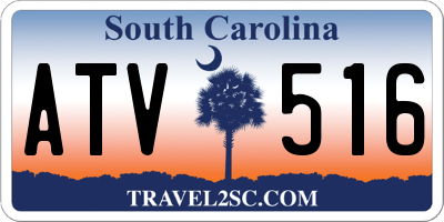 SC license plate ATV516